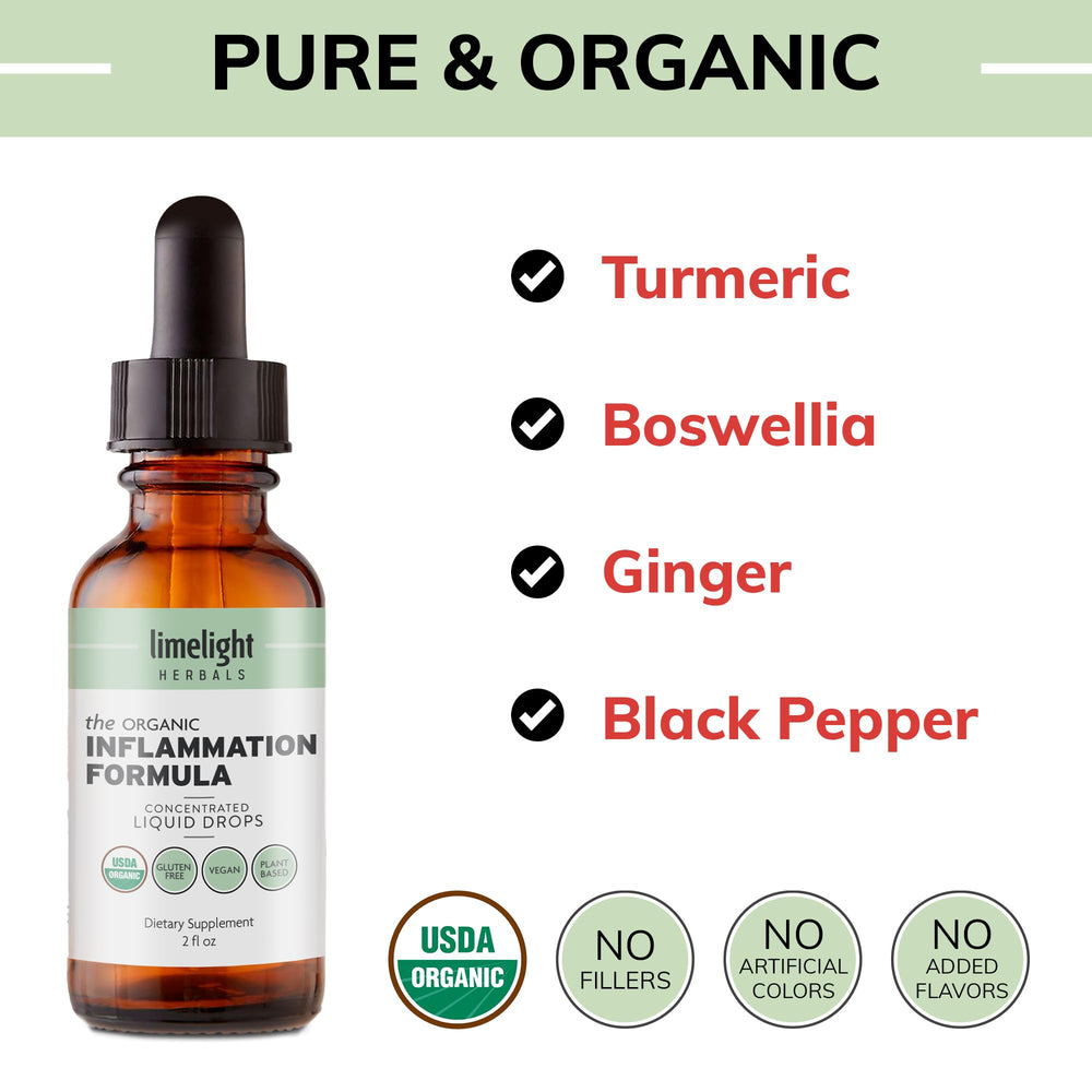 Limelight Herbals organic-certified facility image indicates USA-based GMP production standards.