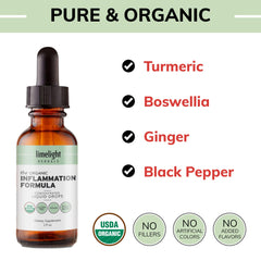Limelight Herbals organic-certified facility image indicates USA-based GMP production standards.