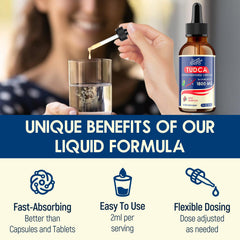 Close-up of dropper dispensing Limerenxlush TUDCA for liver wellness