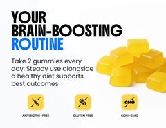 LIMITLESS X NZT-48 NAD+ gummies serving idea for a morning routine.