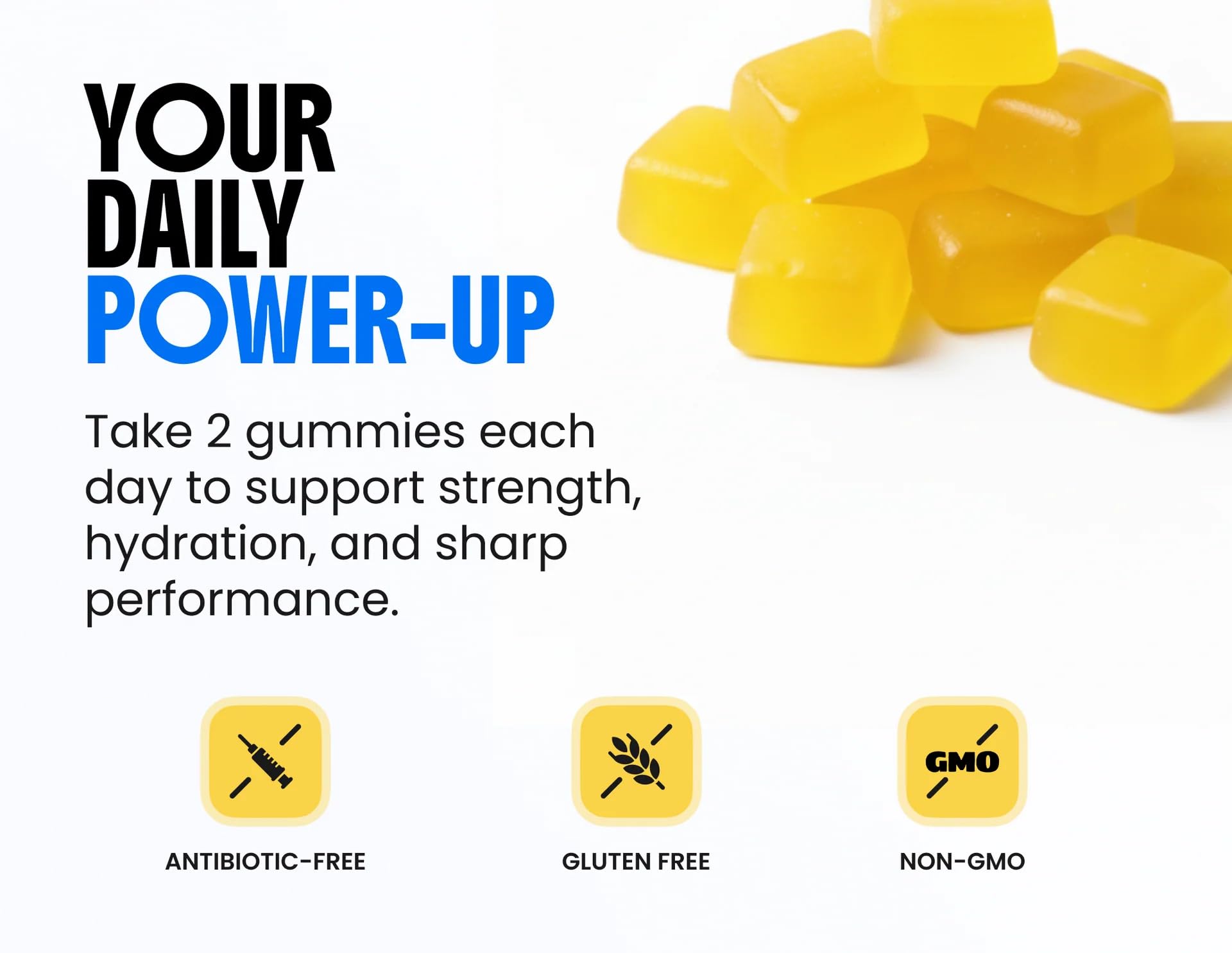 Limitless X HYDR8 gummies serving shows quick daily intake for on-the-go energy