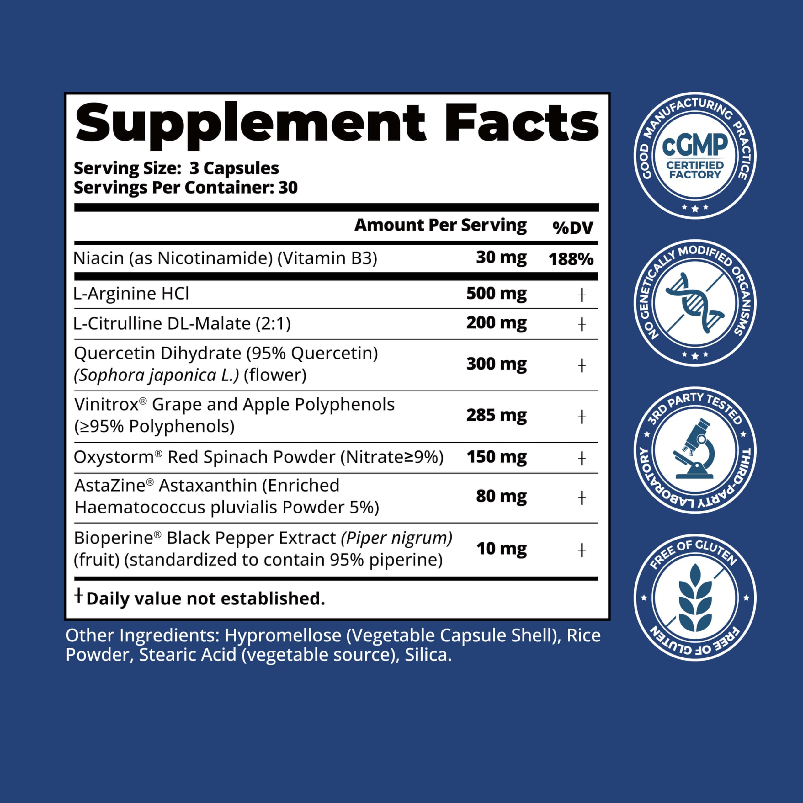 LincNutri capsules on a workout setup implying pre-activity energy and vascular support