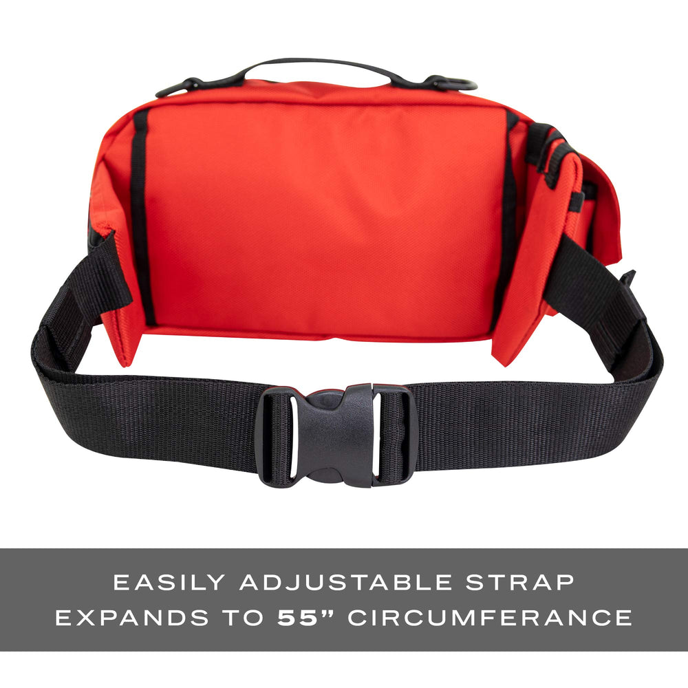 LINE2design Deluxe Medical Fanny Pack double-adjustable belt ensures secure fit
