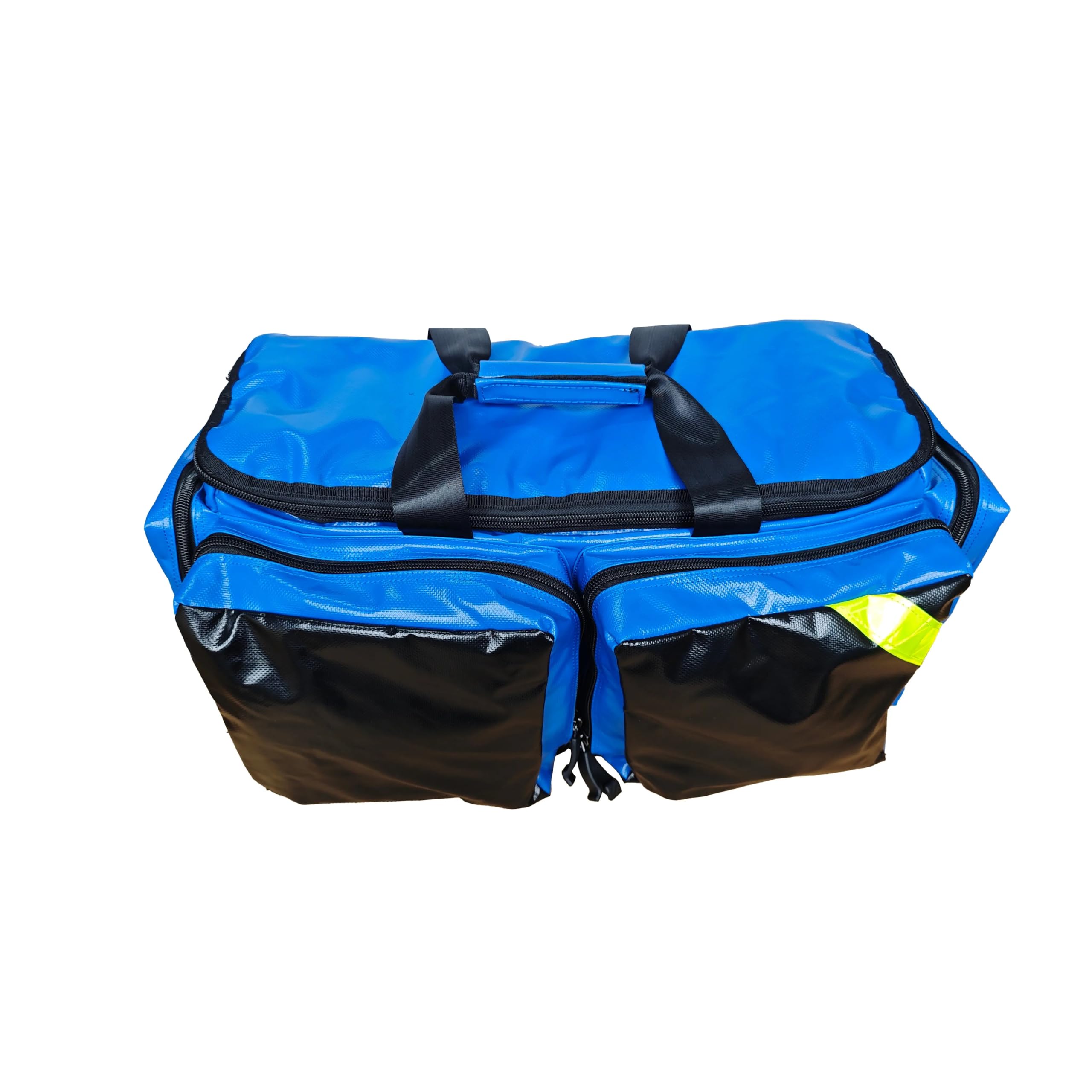 LINE2design First Aid Deluxe EMS Bag front view in royal blue for quick access