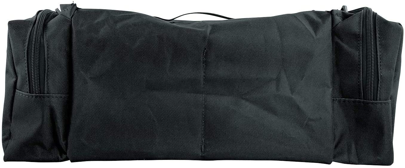 LINE2design pouch in black color with sturdy exterior webbing