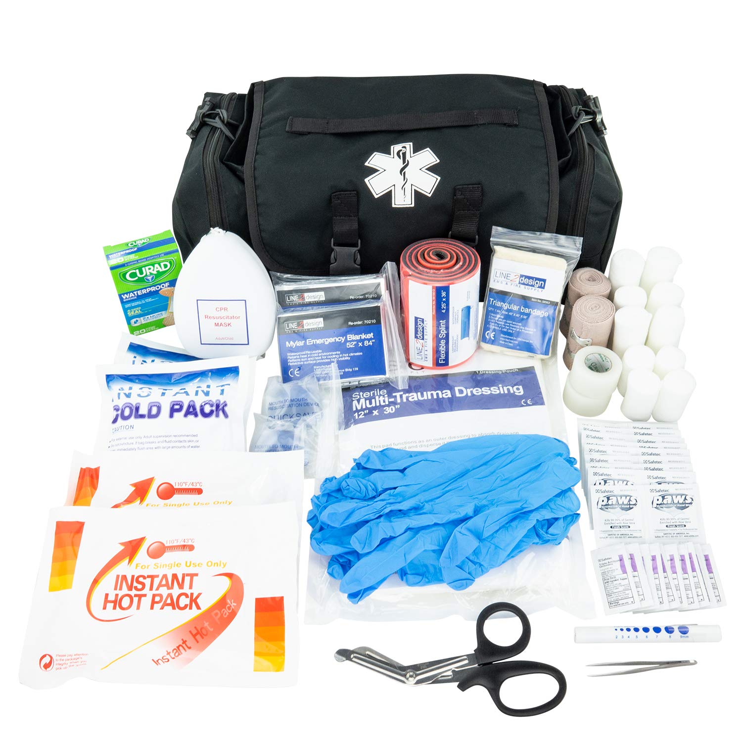 LINE2design First Aid IFAK pouch front view with quick-access design