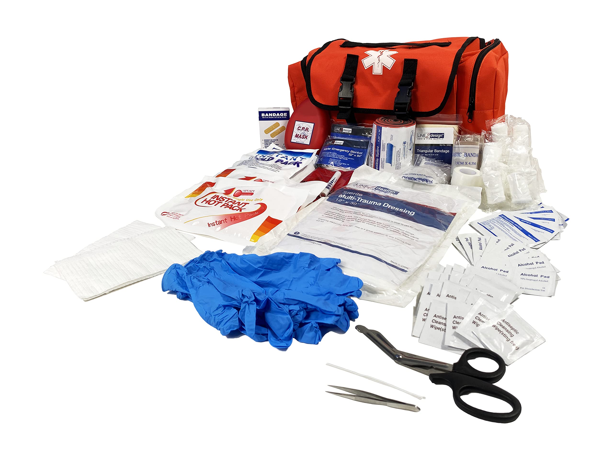 LINE2design First Responder Kit front view showing organized storage for quick access