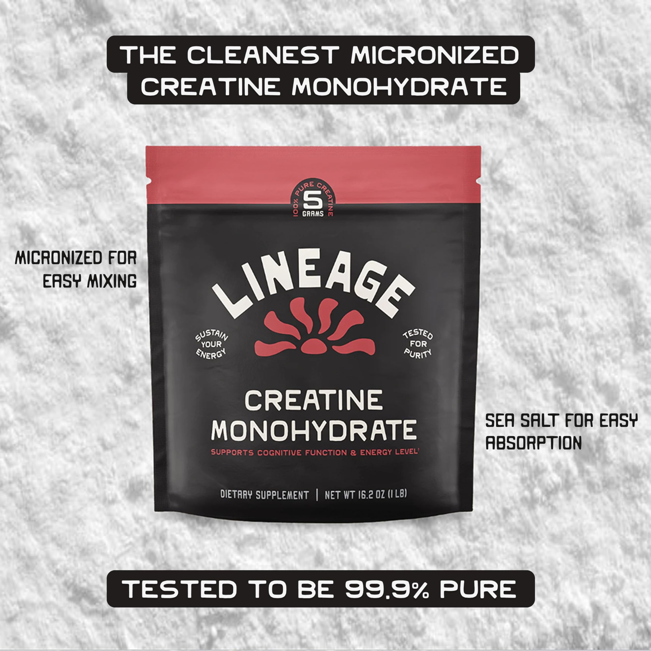 Lineage Provisions 90 servings packaging hints at long-term training support.