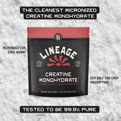 Lineage Provisions 90 servings packaging hints at long-term training support.
