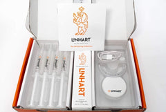 LINHART gel syringe dispensing close-up for precise application