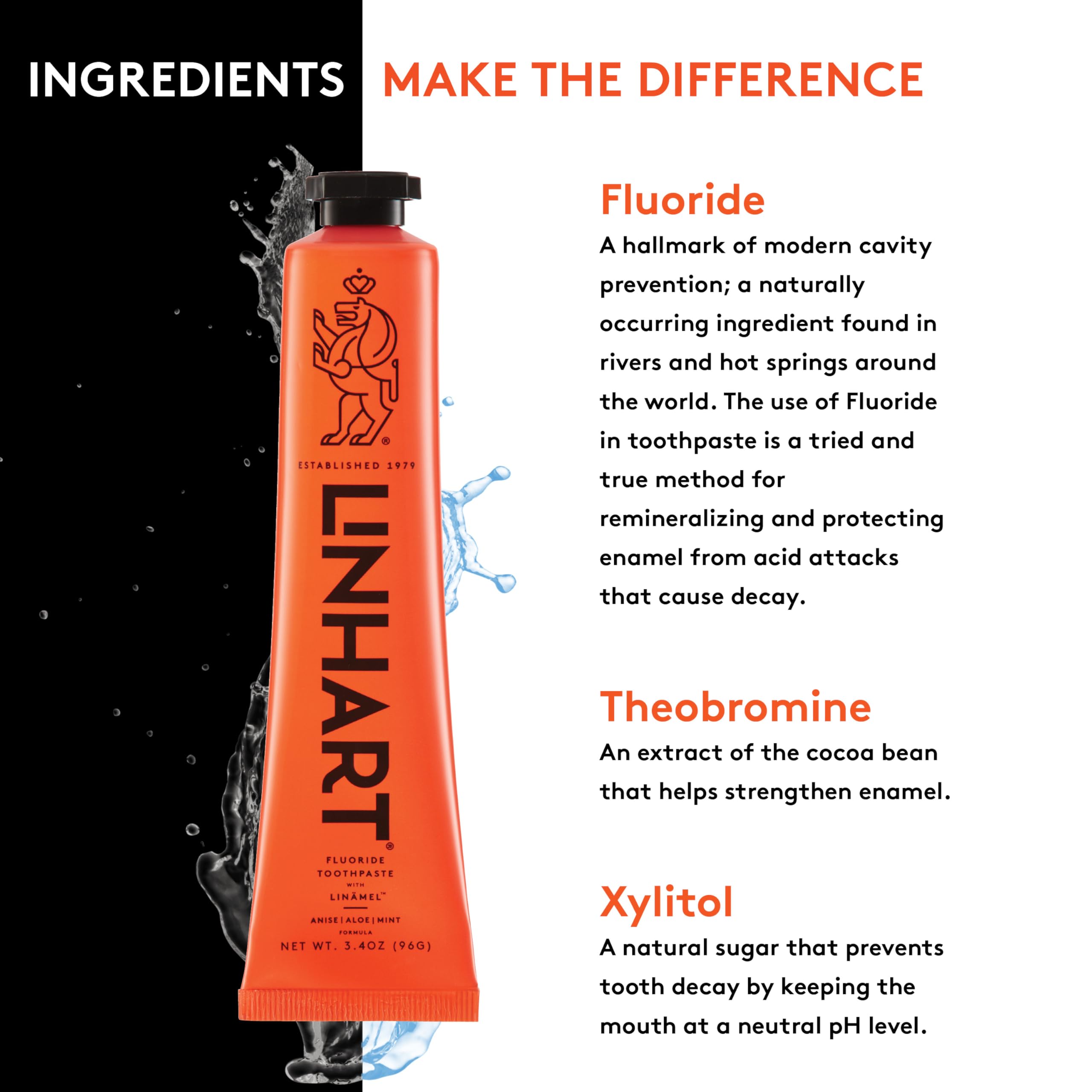 LINHART Smile Care Set daily-care-gel-tube offers gentle application for a refreshed smile.