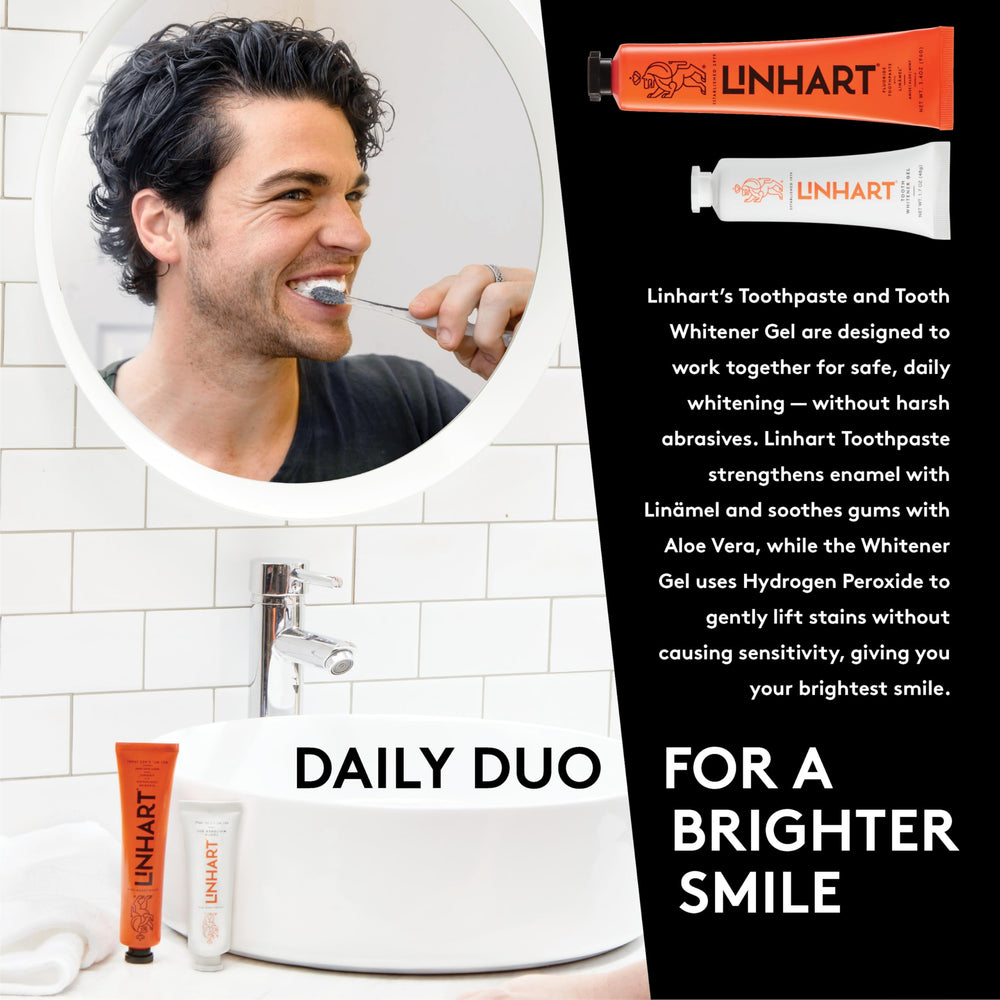 LINHART Smile Care Set promotes a fresh breath feel in daily routines.