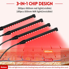 Linidcoud portable red light therapy lamp for home use