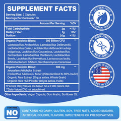 Linkvibe 12-strains collection capsules promoting diverse gut flora