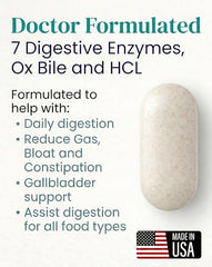 LionHeart 90-Tablet Pack close-up implies long-term digestion support.