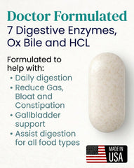 LionHeart Digestive Enzymes purified bile salts aid smoother digestion