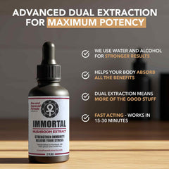 LionsManeExtracts Reishi tincture dropper facilitating quick use