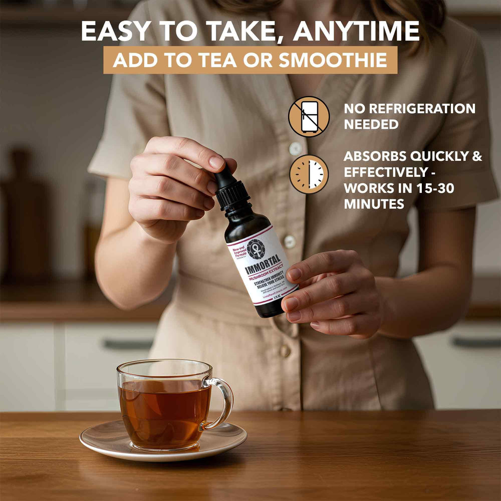 LionsManeExtracts Immortal Reishi tincture USA made premium quality