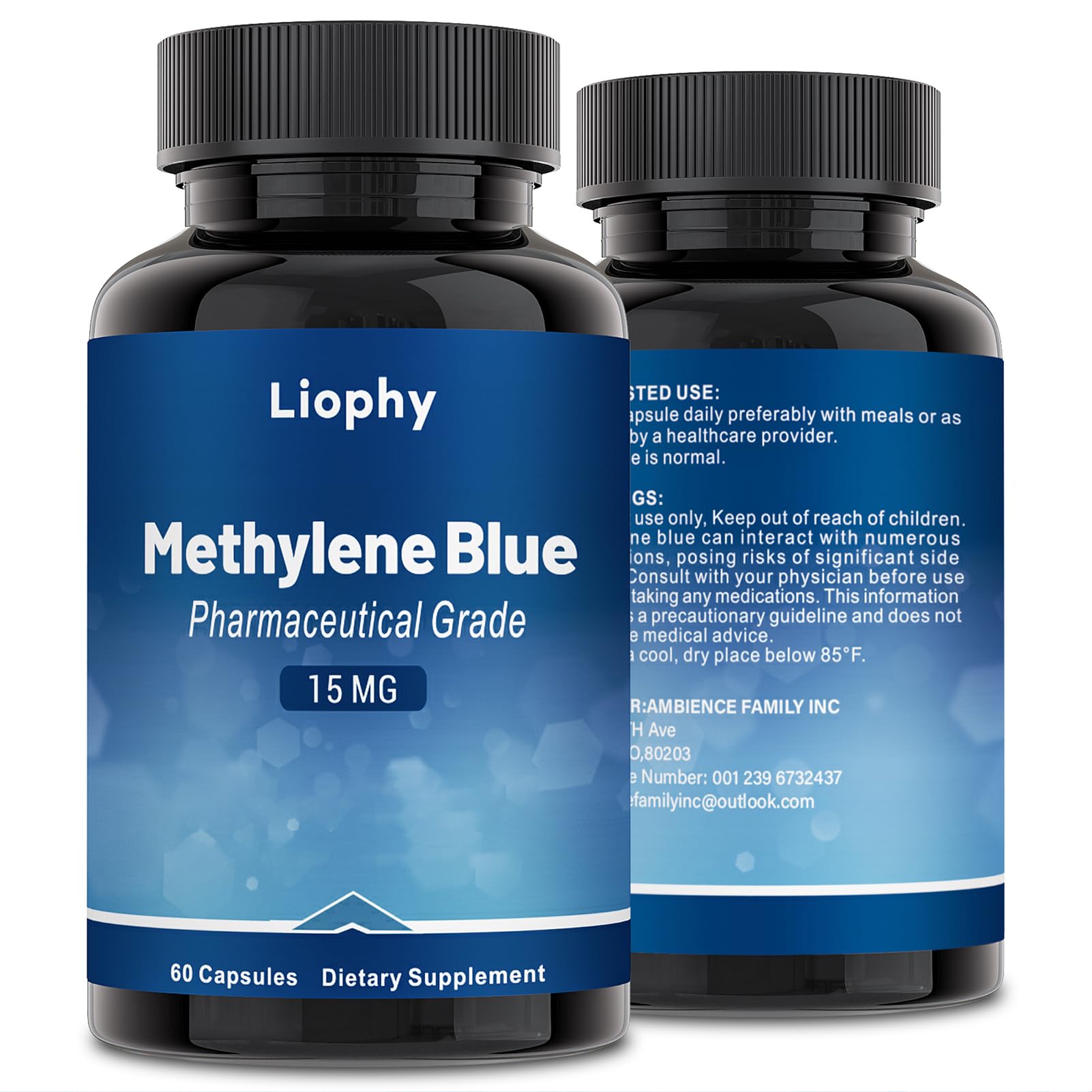 Bottle resting on cool, dry storage surface