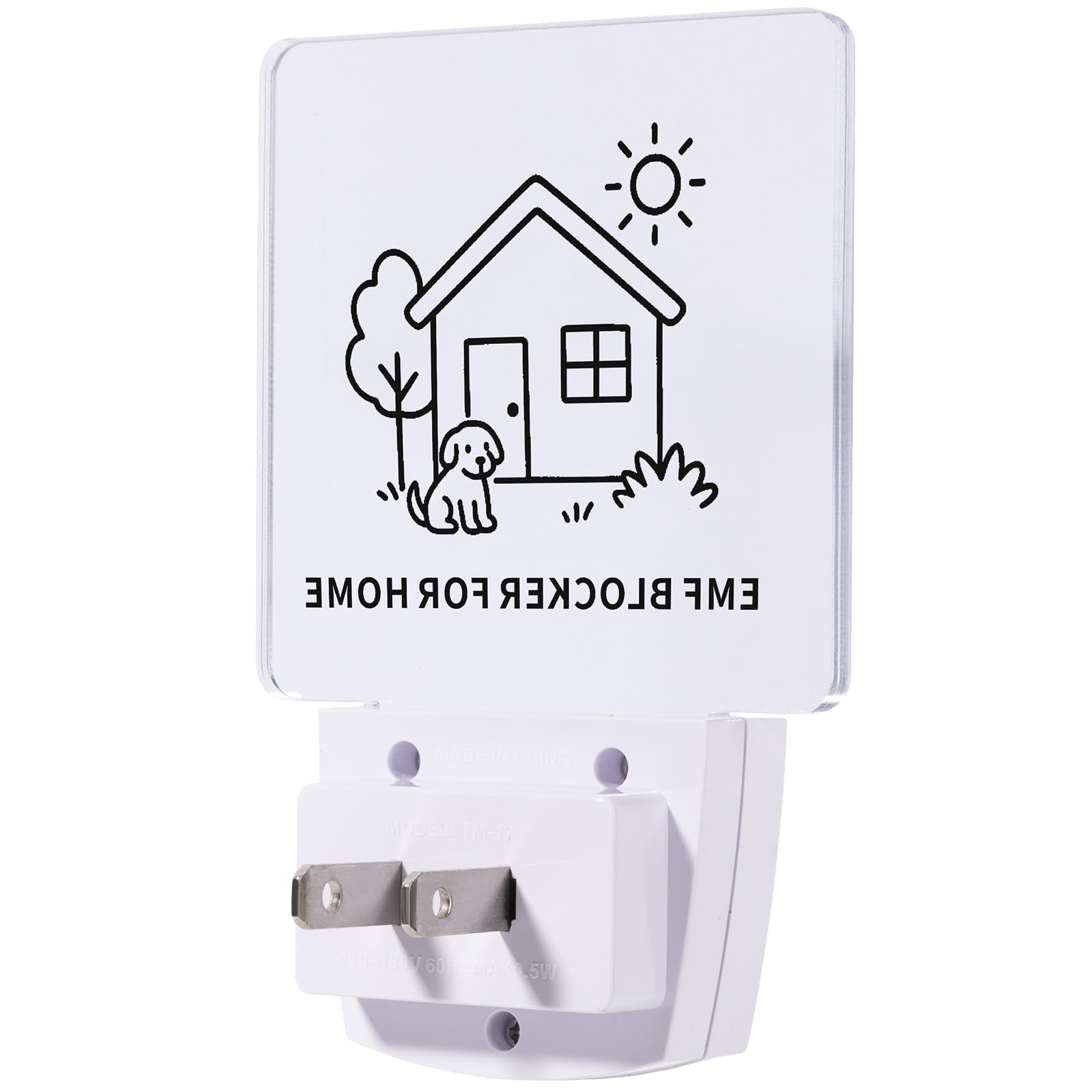 Liovsiso EMF Blocker beside bed for calmer sleep