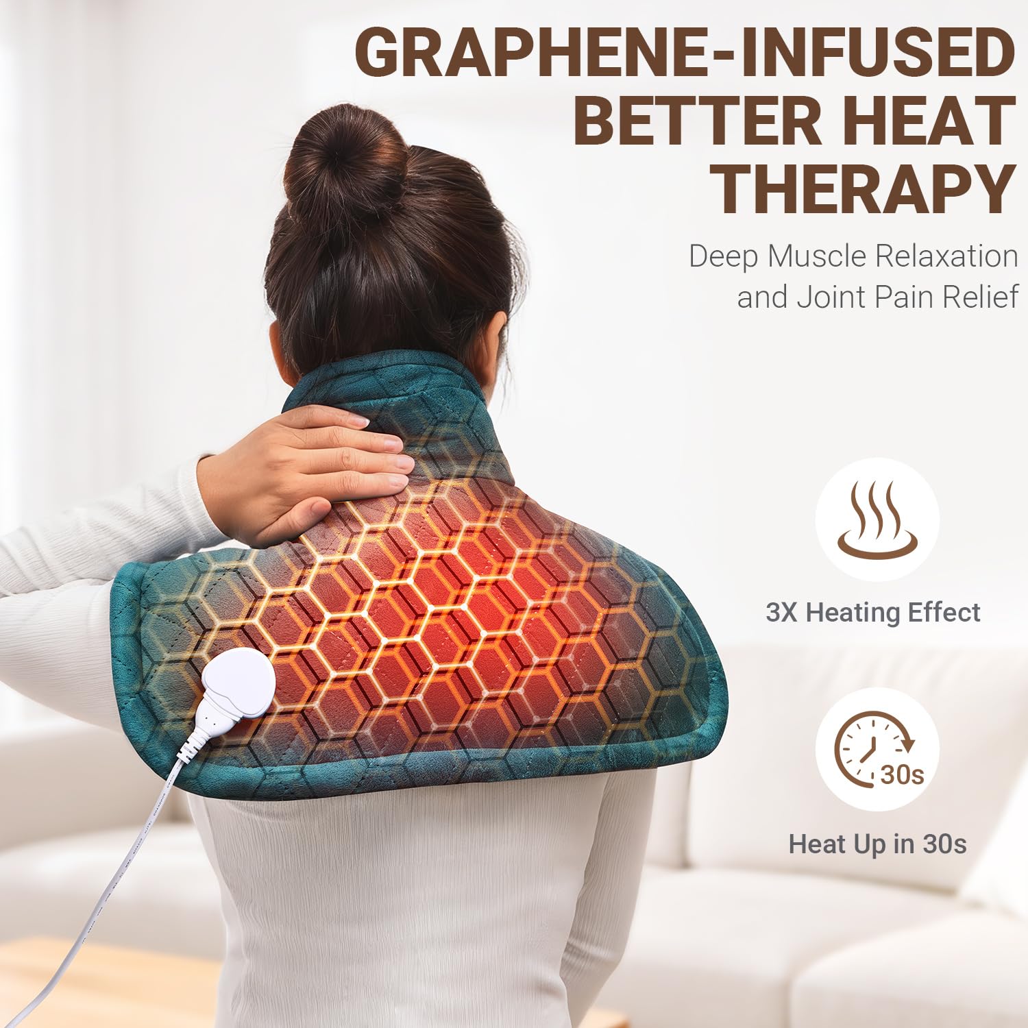 LIPHOME extended heating coil image shows rapid warmth across the pad.