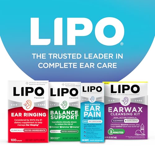 Lipo-Flavonoid water-clogged-ear drying care shown as immediate relief option.
