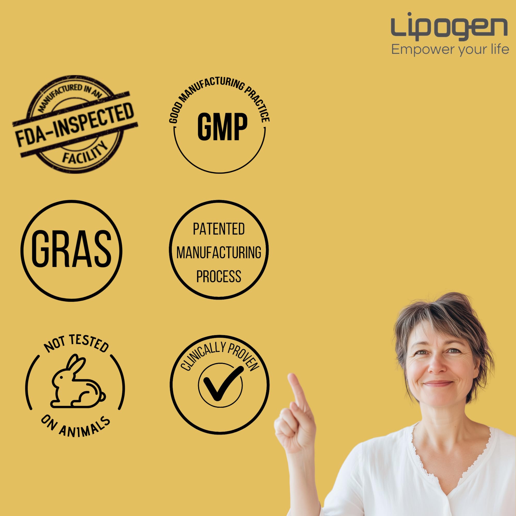 Lipogen PS Plus daily-use capsule for focus.