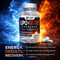 LipoNitro nutrition facts panel aiding informed supplement choices