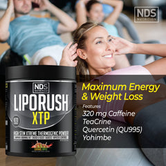 LIPORUSH XTP energy and focus blend in action during workouts.
