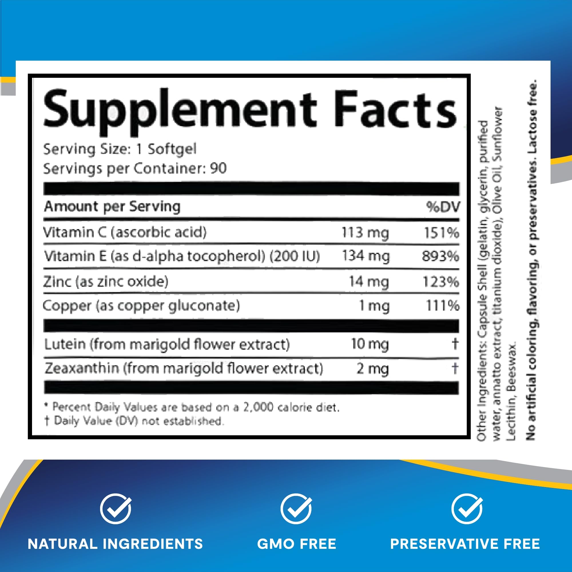 Lipotriad Visionary Eye vitamin tablet close-up showing capsule texture.