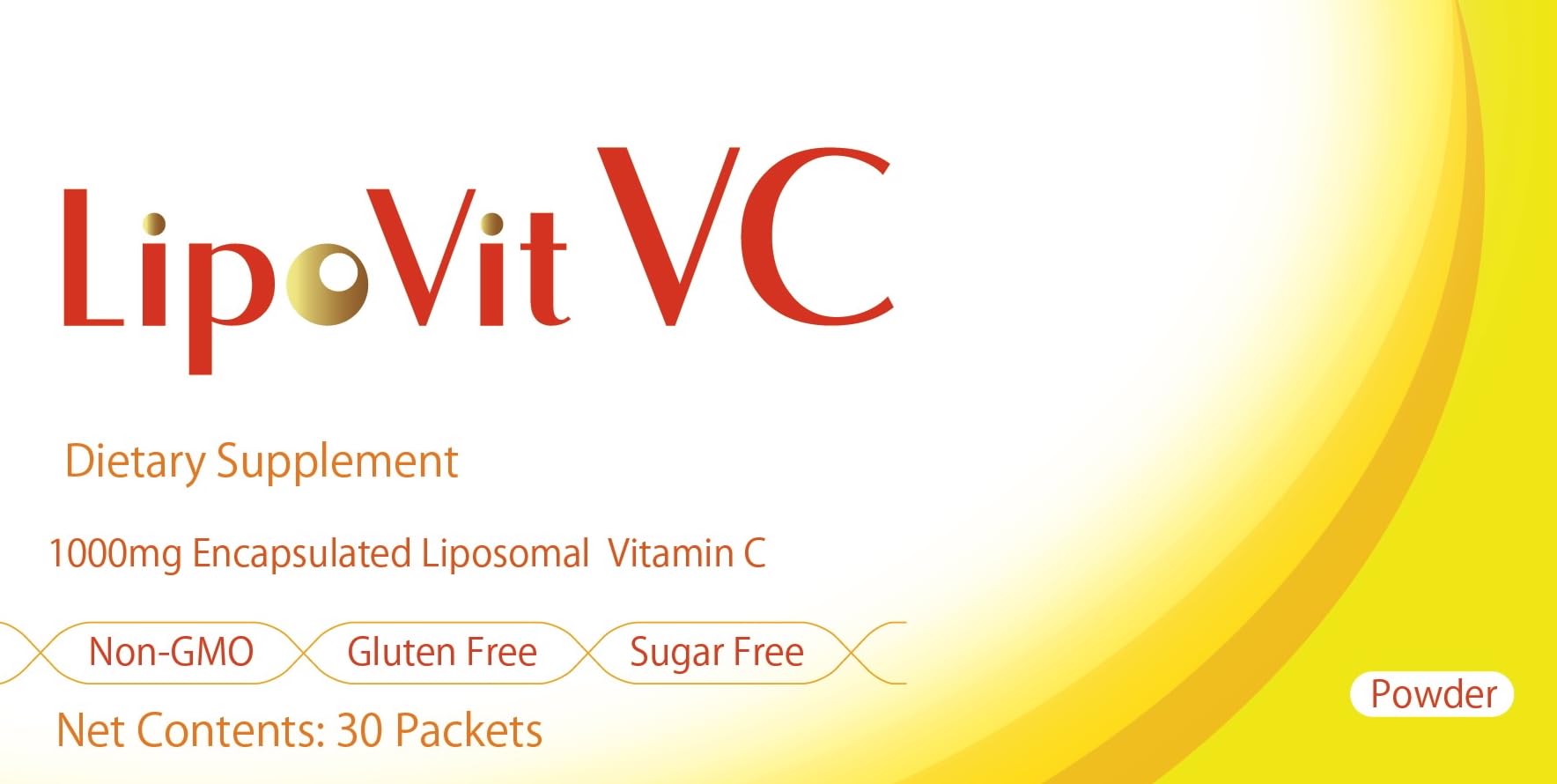 LipoVit VC sachets packaging for premium on-the-go vitamin C.