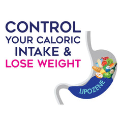 Lipozene capsules ready to take before meals to curb cravings.