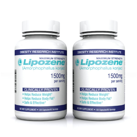 Lipozene mega bottle bundle front view, convenient 120 capsules for ongoing weight management