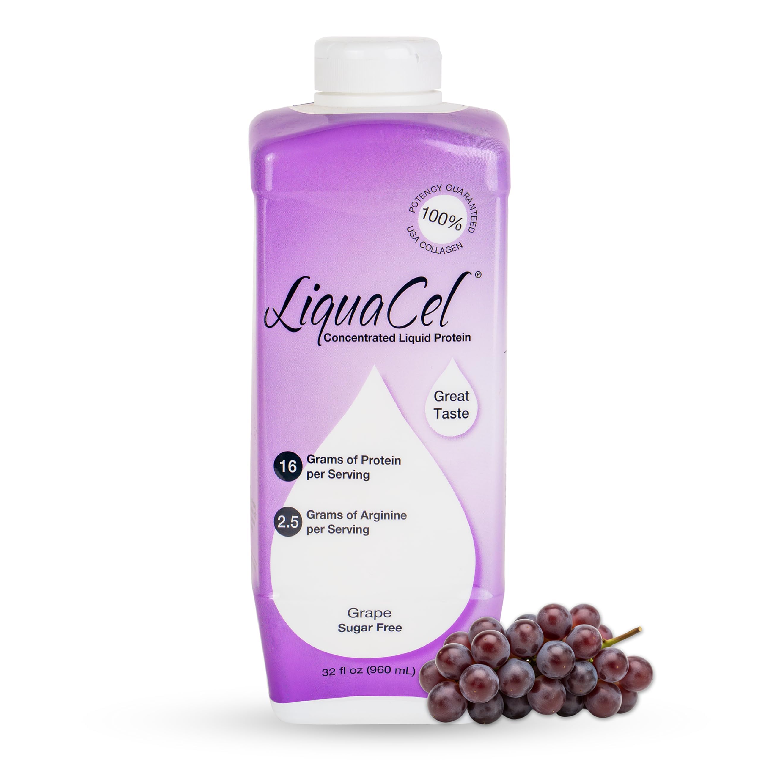 LiquaCel grape bottle ready-to-drink protein for daily use