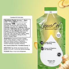 LiquaCel single serving packet opened for quick use on the go.