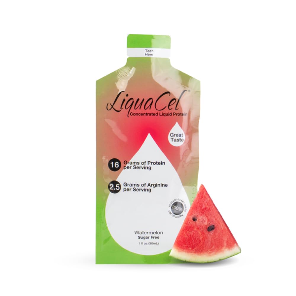 LiquaCel watermelon protein packet ready-to-drink for quick protein on the go