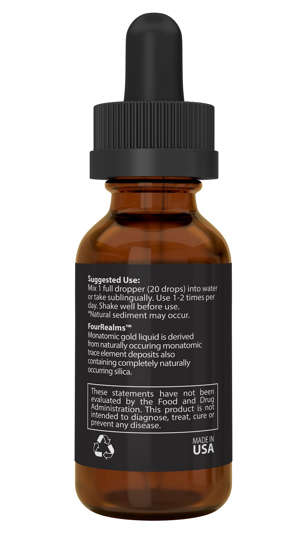 Liquid Gold ORMUS liquid drops closeup highlighting purity and minerals.