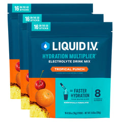 Liquid I.V. Hydration Multiplier Tropical Punch packet for quick on-the-go hydration