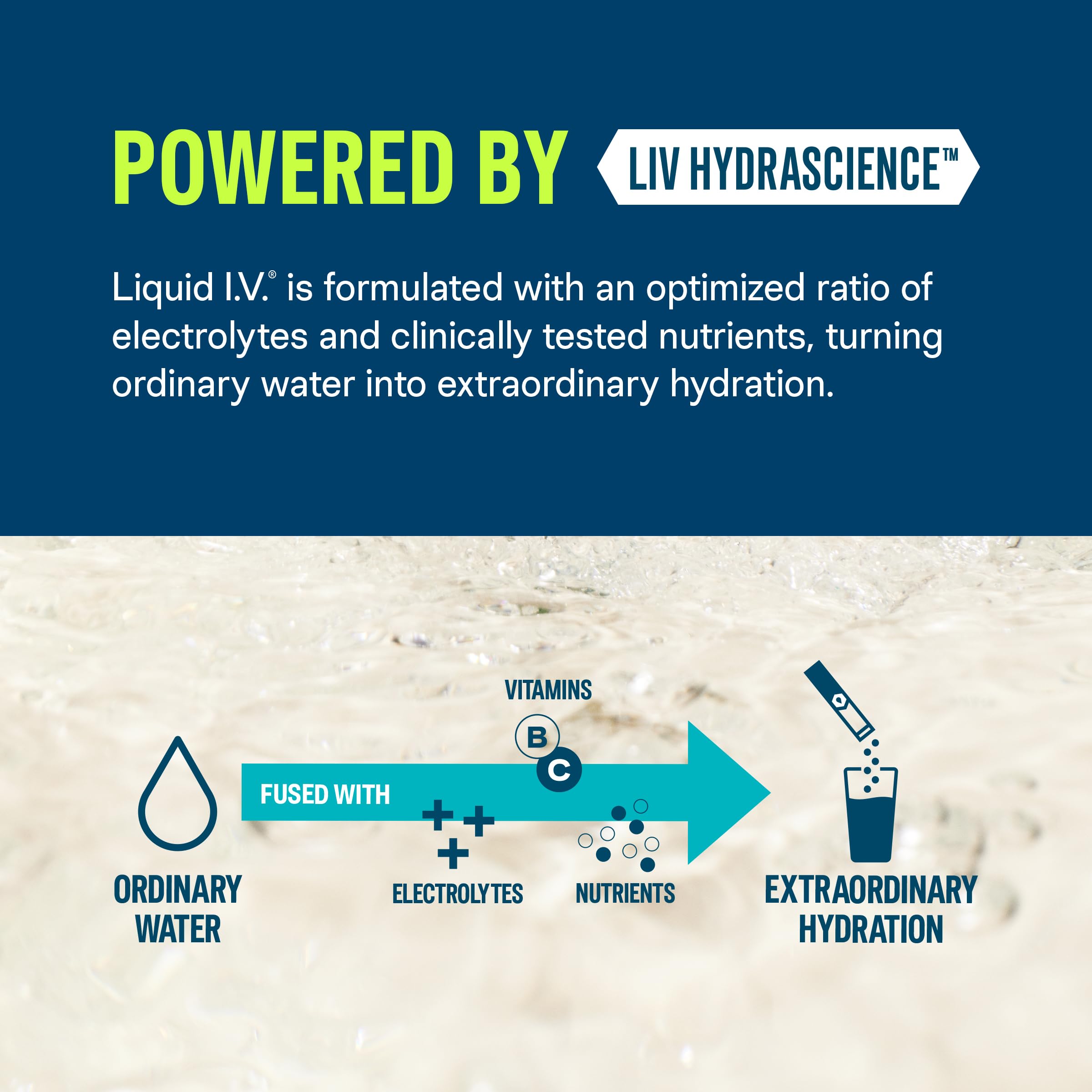 Liquid I.V. Hydration Multiplier 3-pack box displayed for smart hydration