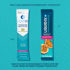 Liquid I.V. Hydration Multiplier spoon measures powder for accurate mixing