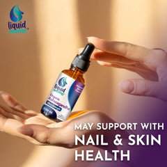 Liquid Naturals Ashwagandha Drops serving-size illustration for easy dosing