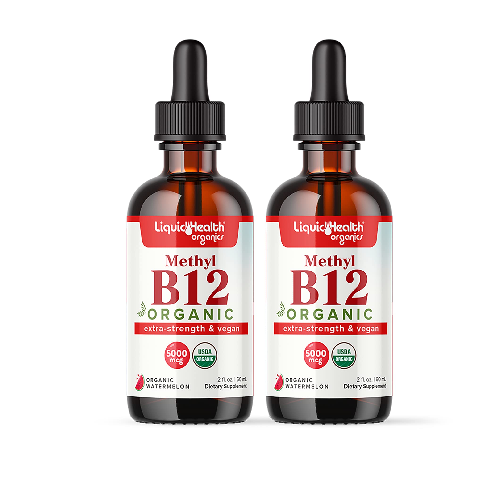 LIQUIDHEALTH B12 drops bottle with tart cherry highlights energy support