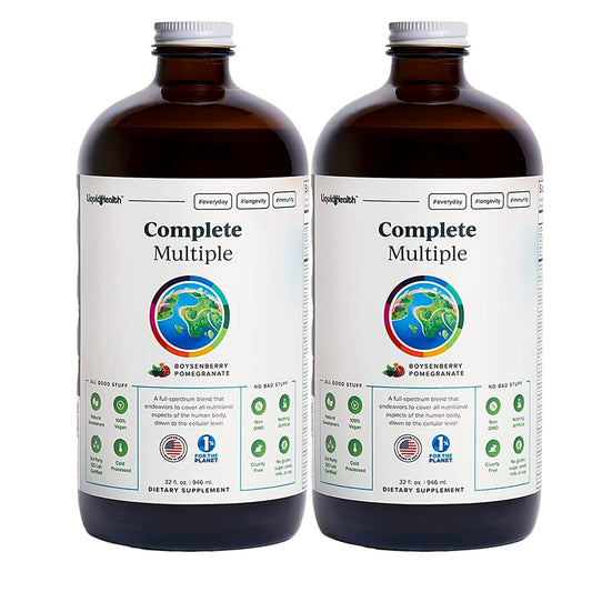 LIQUIDHEALTH Complete Multivitamin bottle front view for daily energy support