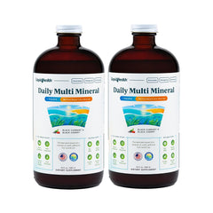 LIQUIDHEALTH Daily Multi Mineral bottle image highlighting plant-based minerals for daily wellness.
