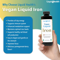 LIQUIDHEALTH Prenatal bottle stored in fridge to preserve freshness and potency