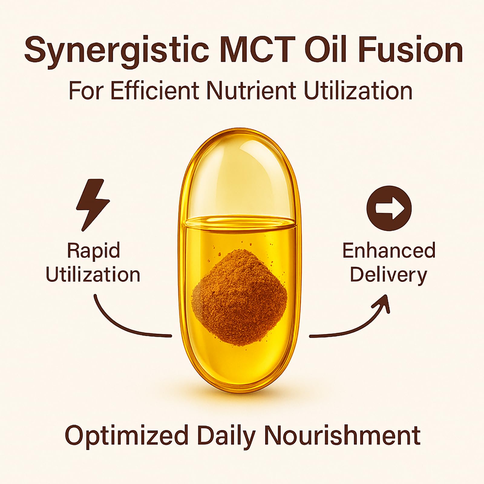 LIRAE Ceylon Cinnamon softgels in hand, ready for daily routine.
