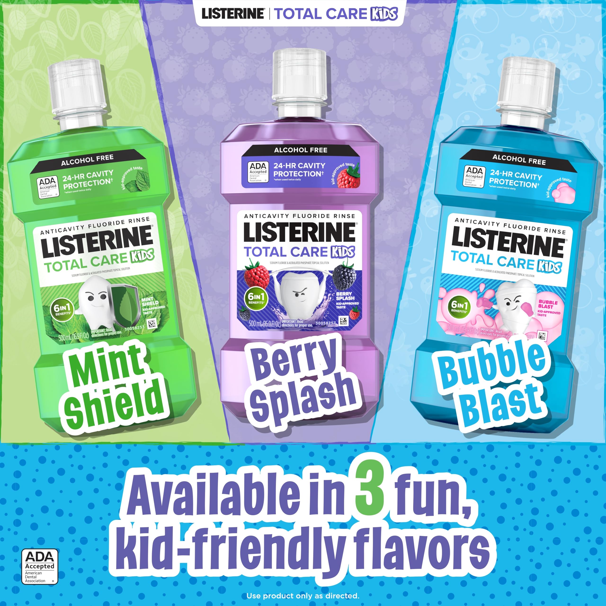 Child brushing scene with Berry Splash as part of routine.