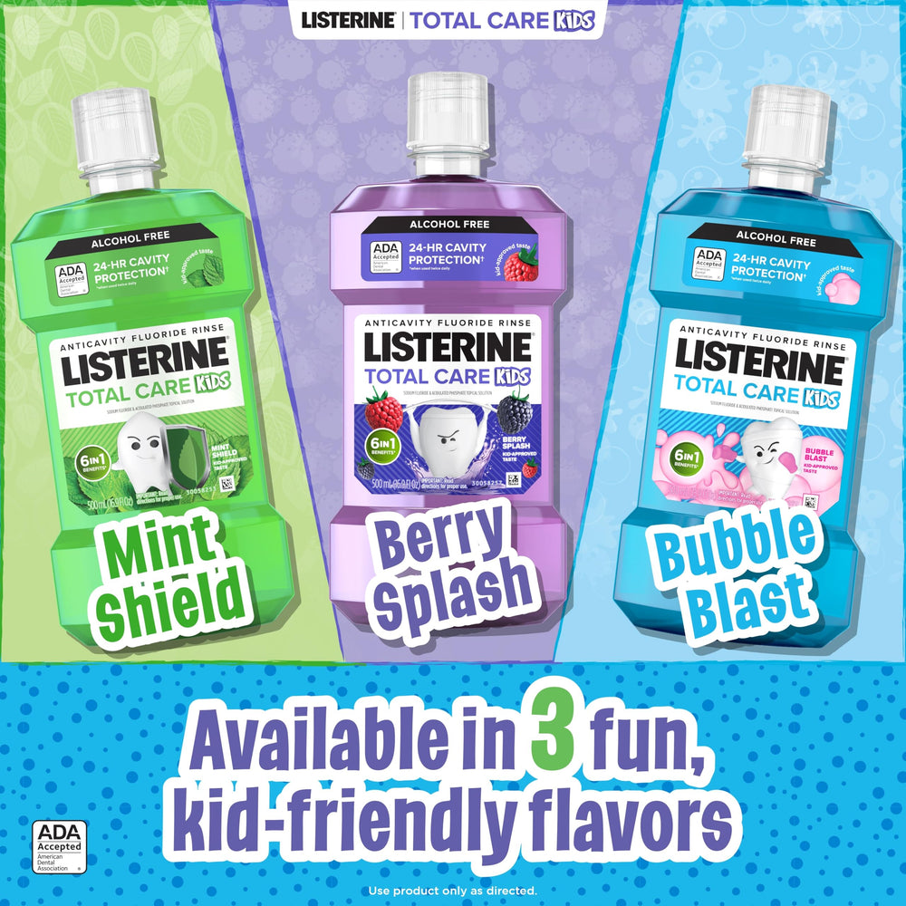 Child brushing scene with Berry Splash as part of routine.