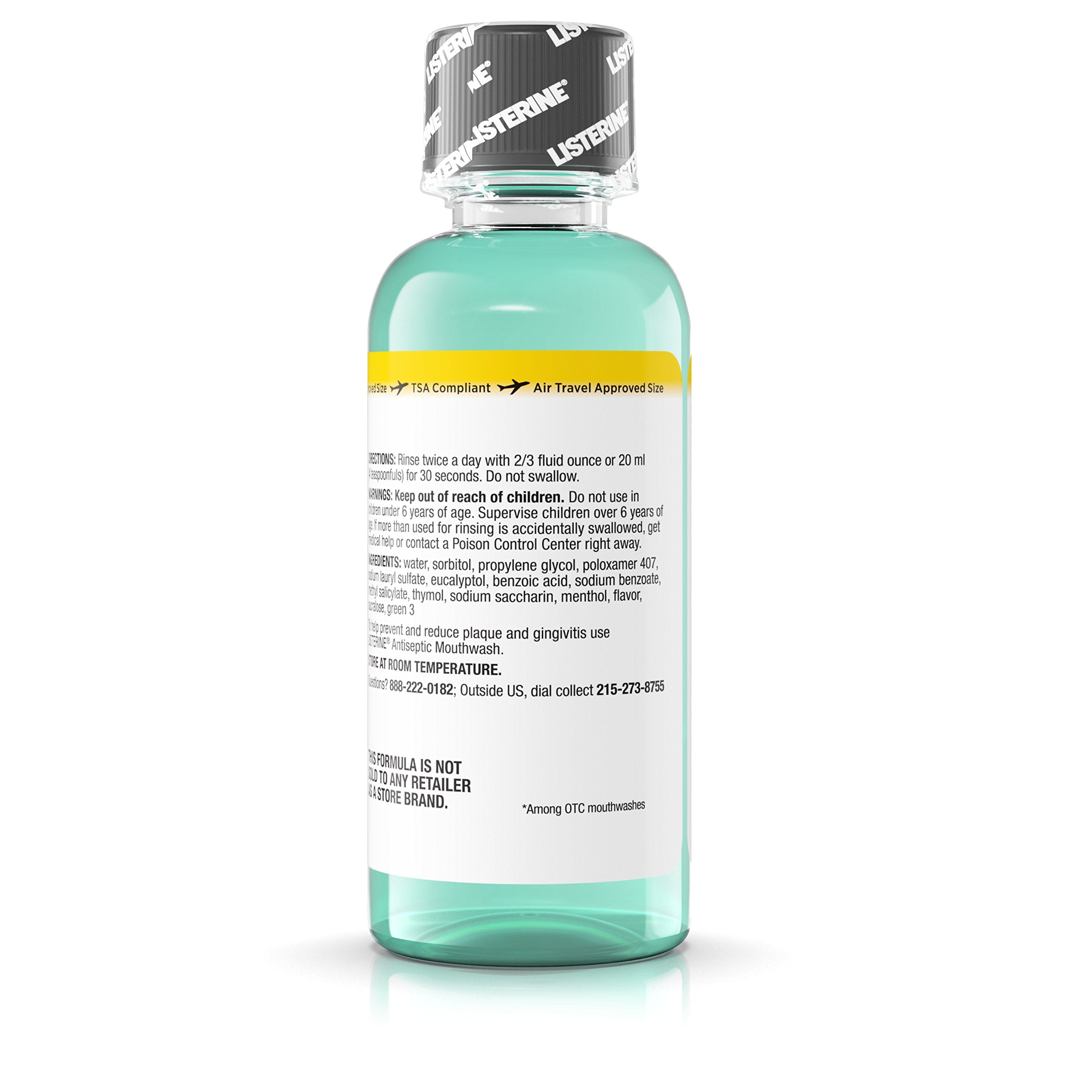 24-pack of Listerine Zero Cavity supports family routines.