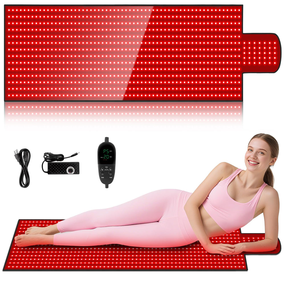 LitDuck 65x20-5-inch red light therapy mat provides full body relaxation at home.